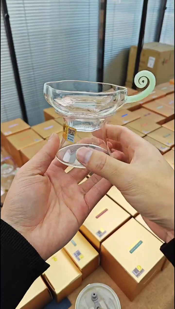 【闪购商品】禾器予乐茶漏浅玉色金标