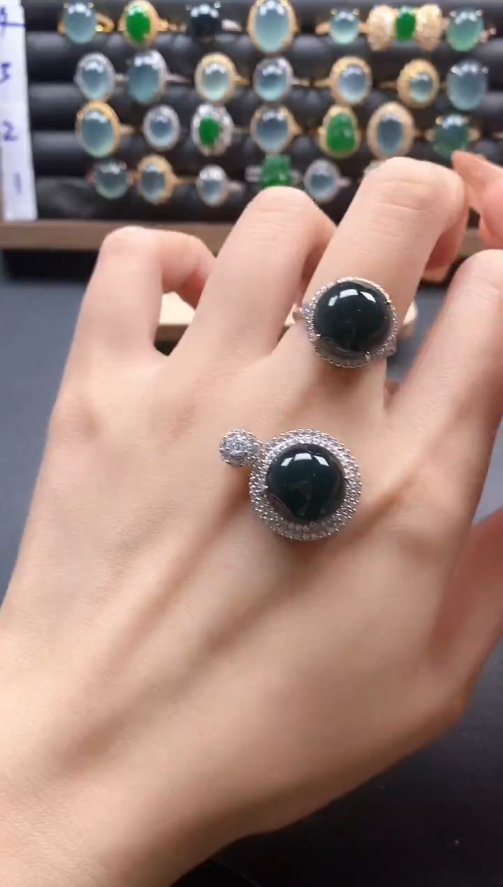 未镶嵌戒指翡翠51511