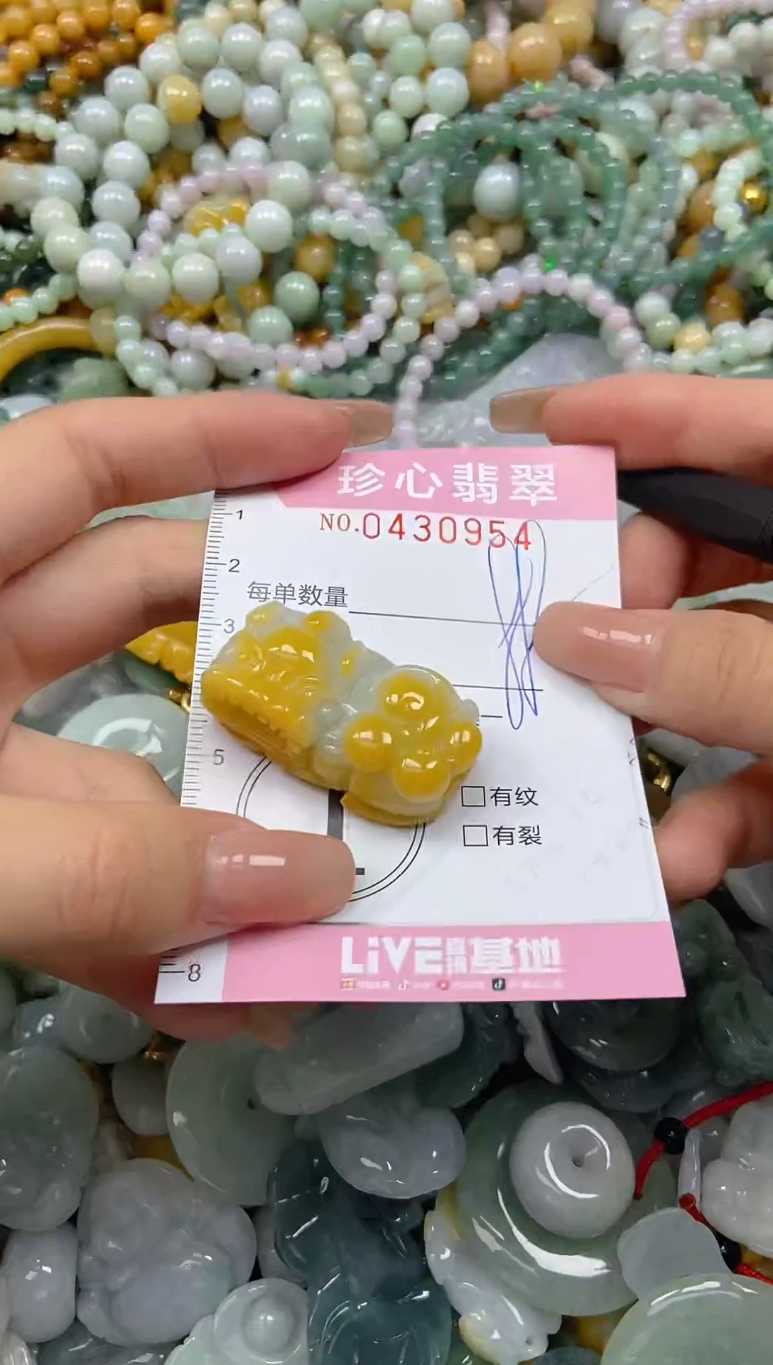 颈饰未镶嵌翡翠闪购0430954