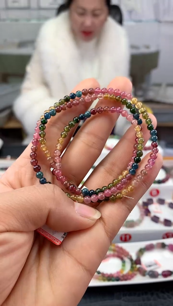 未镶嵌手串碧玺 多样性发一条