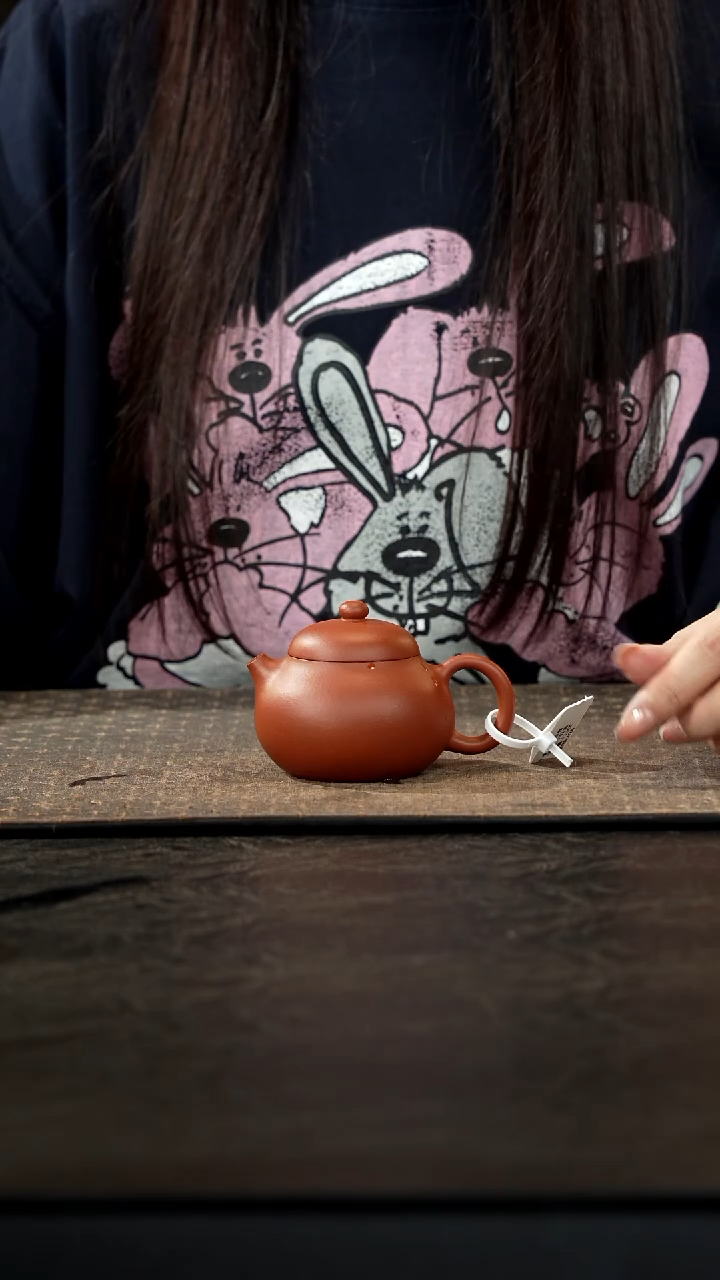 茶壶紫砂小红泥文旦壶120cc