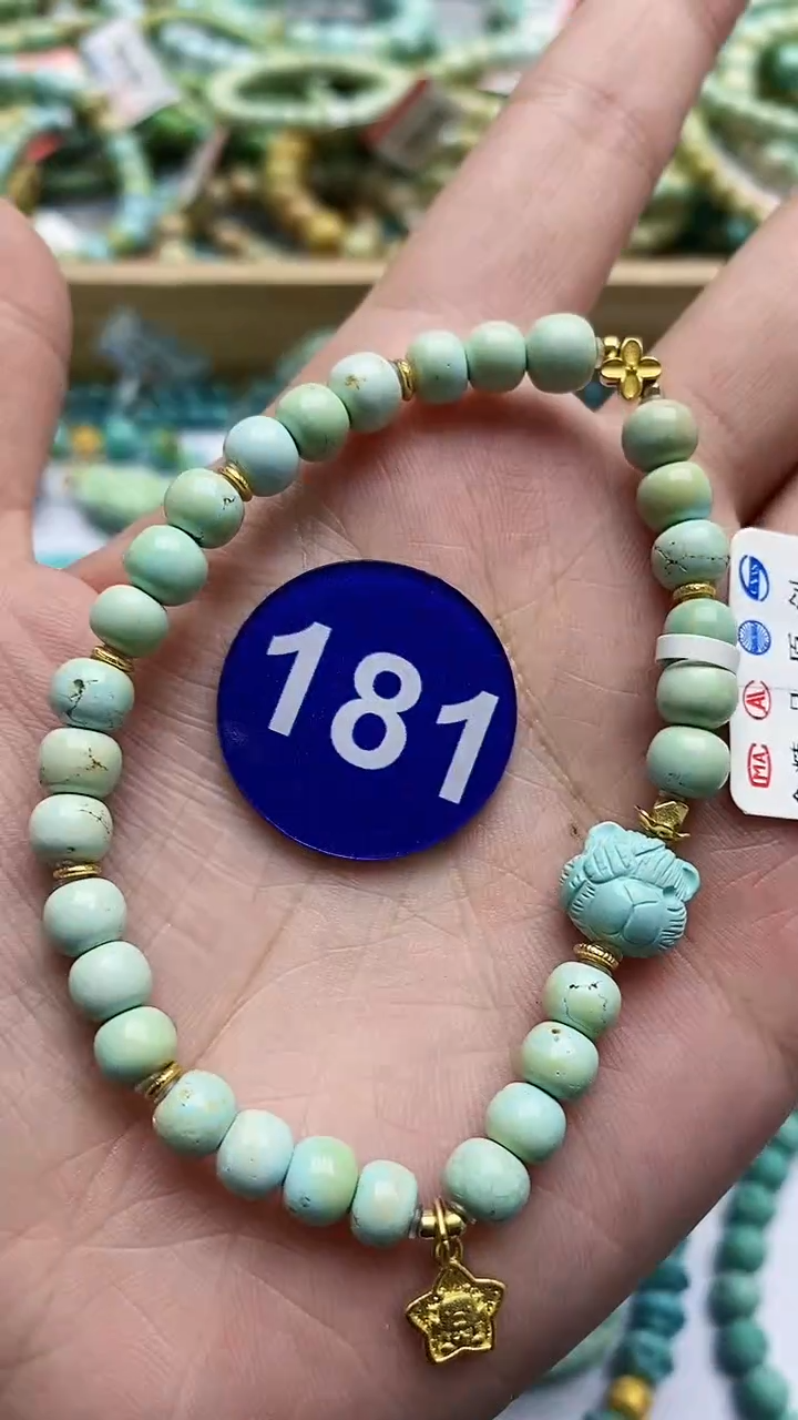 【闪购商品】绿松石手链银S925镶嵌181