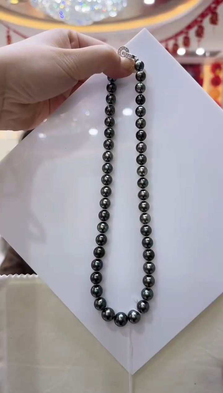 【闪购商品】海水珍珠颈饰未镶嵌【王总】真科研大溪地珍珠191272