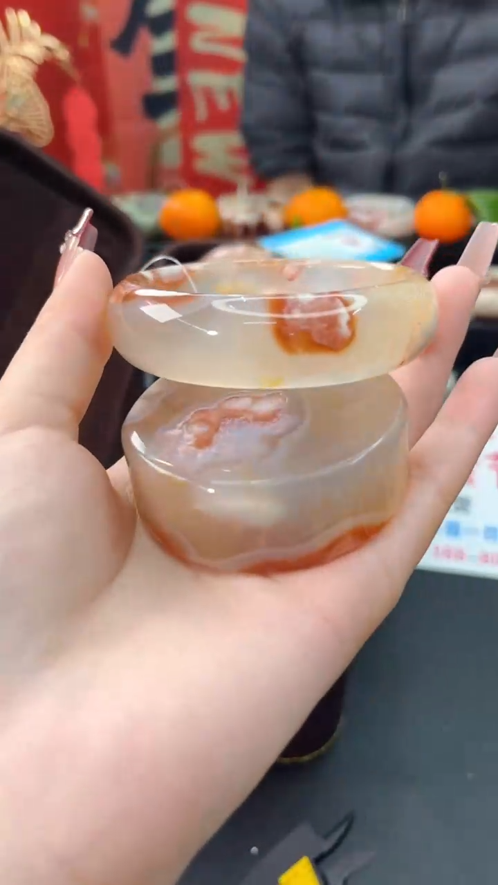 【闪购商品】石英质玉手镯未镶嵌赠送镯心（58圈口）