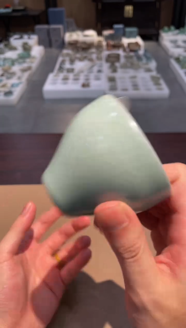6窑承龙泉青瓷品茗杯