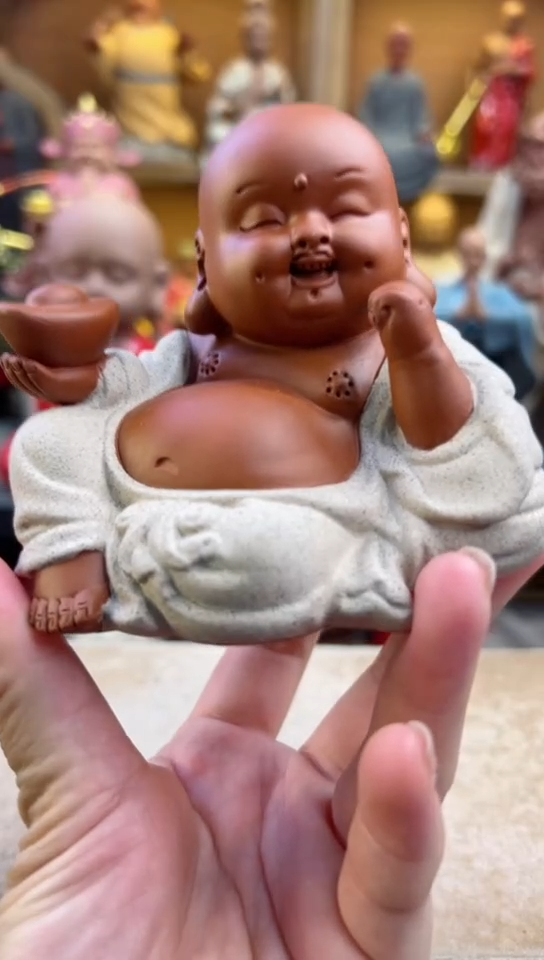 紫砂茶宠器闵茶宠摆件