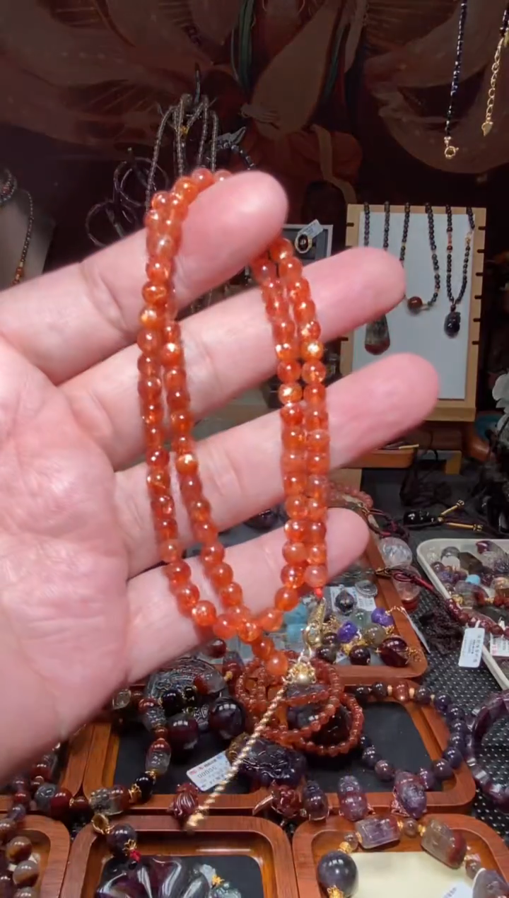 【闪购商品】长石项链未镶嵌金太阳