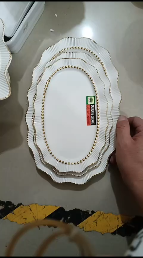 瓷飞*019椭圆三件套