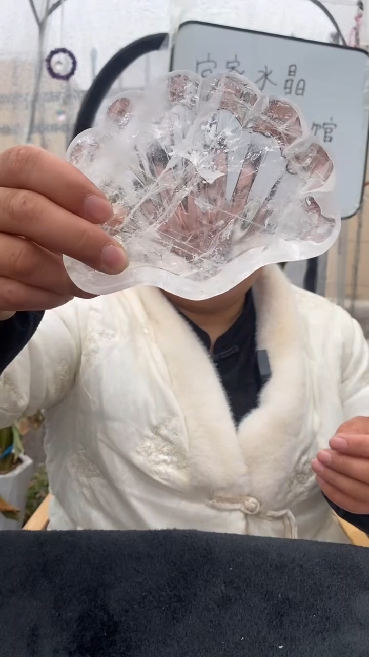 【闪购商品】水晶碗未镶嵌白水晶碗D829