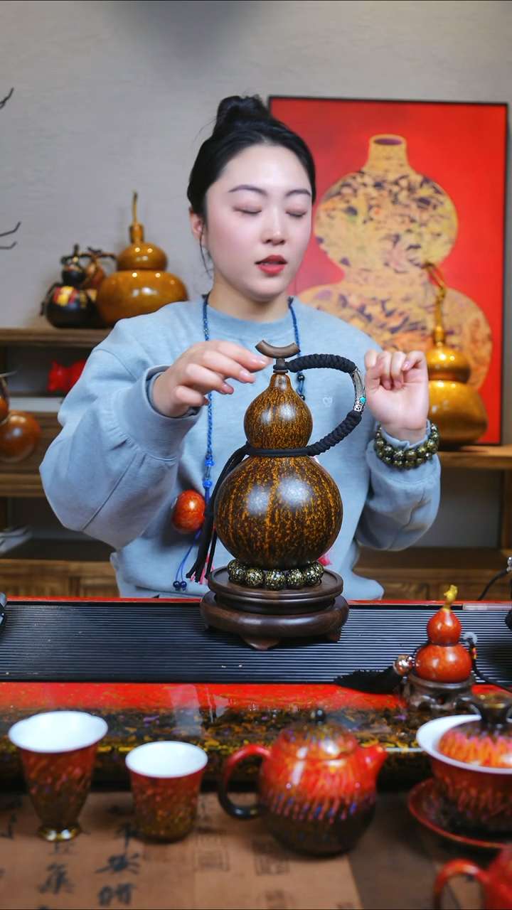 【闪购商品】JC039元宵节臻选大漆酒葫芦