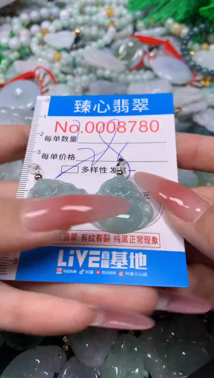 【闪购商品】翡翠颈饰未镶嵌含绳0008780