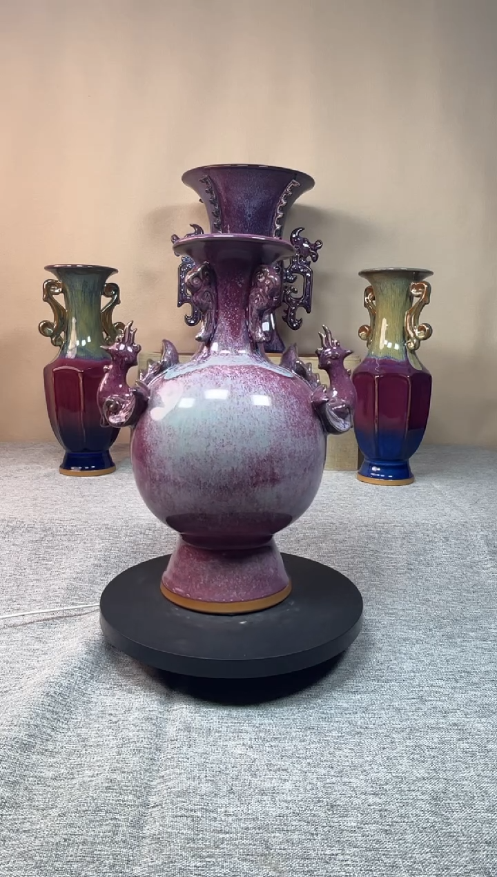 摆件神垕钧瓷收藏工艺品