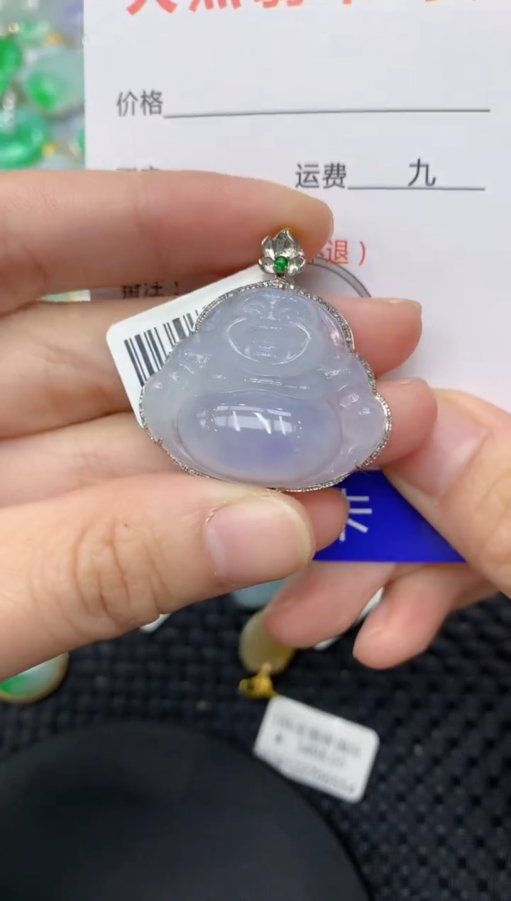 【闪购商品】翡翠颈饰18K金镶嵌11111111111