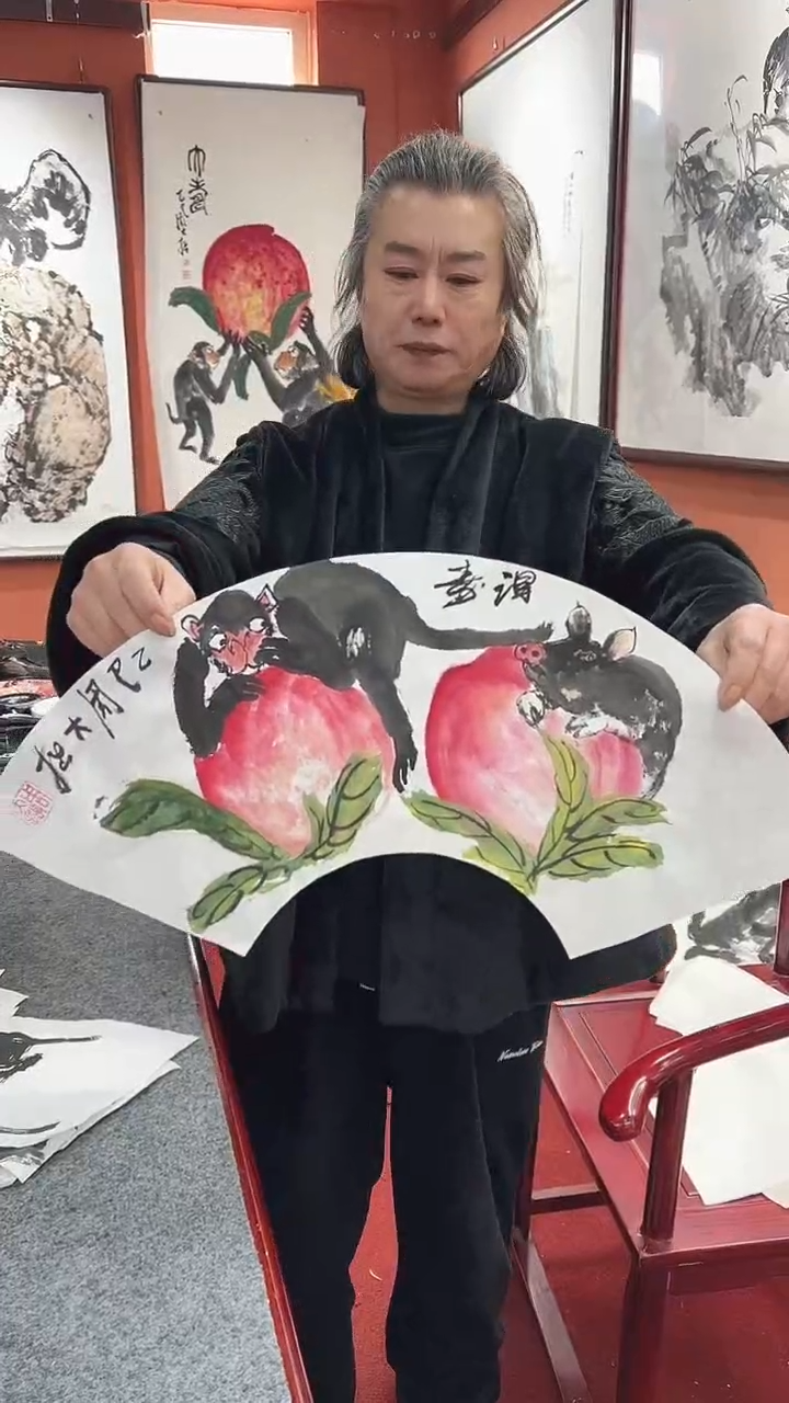 国画周大拙/国画/花鸟