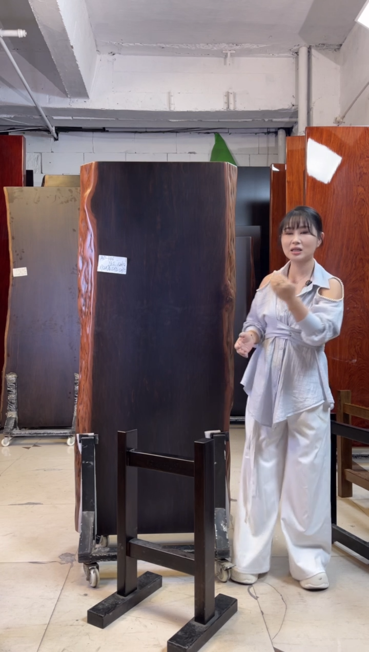 A**一【AD-346大叶紫檀172*73.5*7.5加黑工字支架*2】