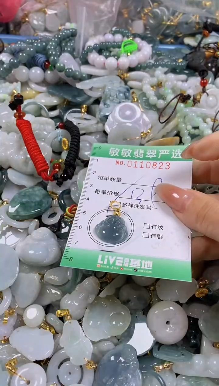 【闪购商品】翡翠颈饰未镶嵌闪购0110823多样性发其一