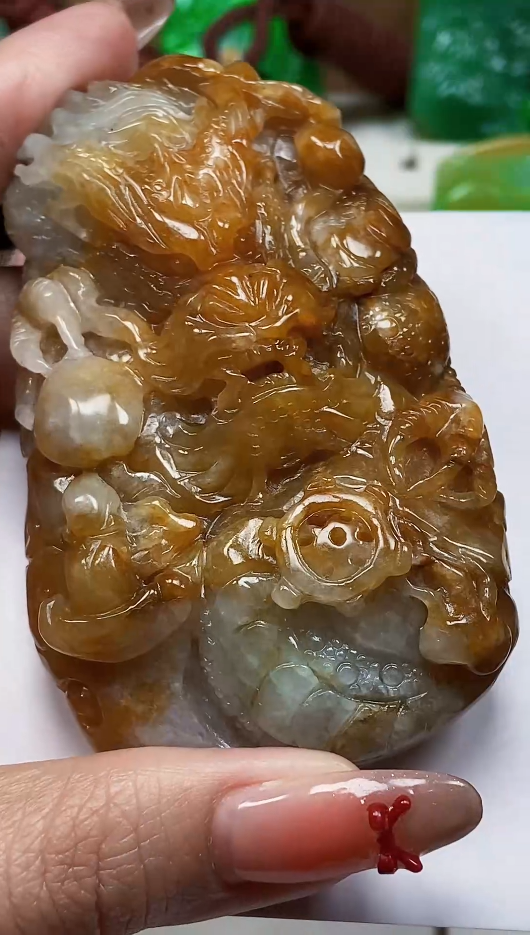 颈饰未镶嵌翡翠翡翠A货