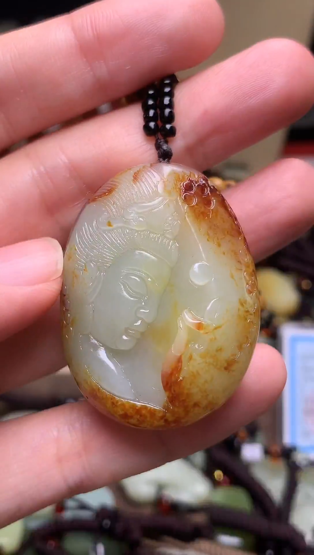 颈饰未镶嵌和田玉新疆料青海料清水和田玉吊坠