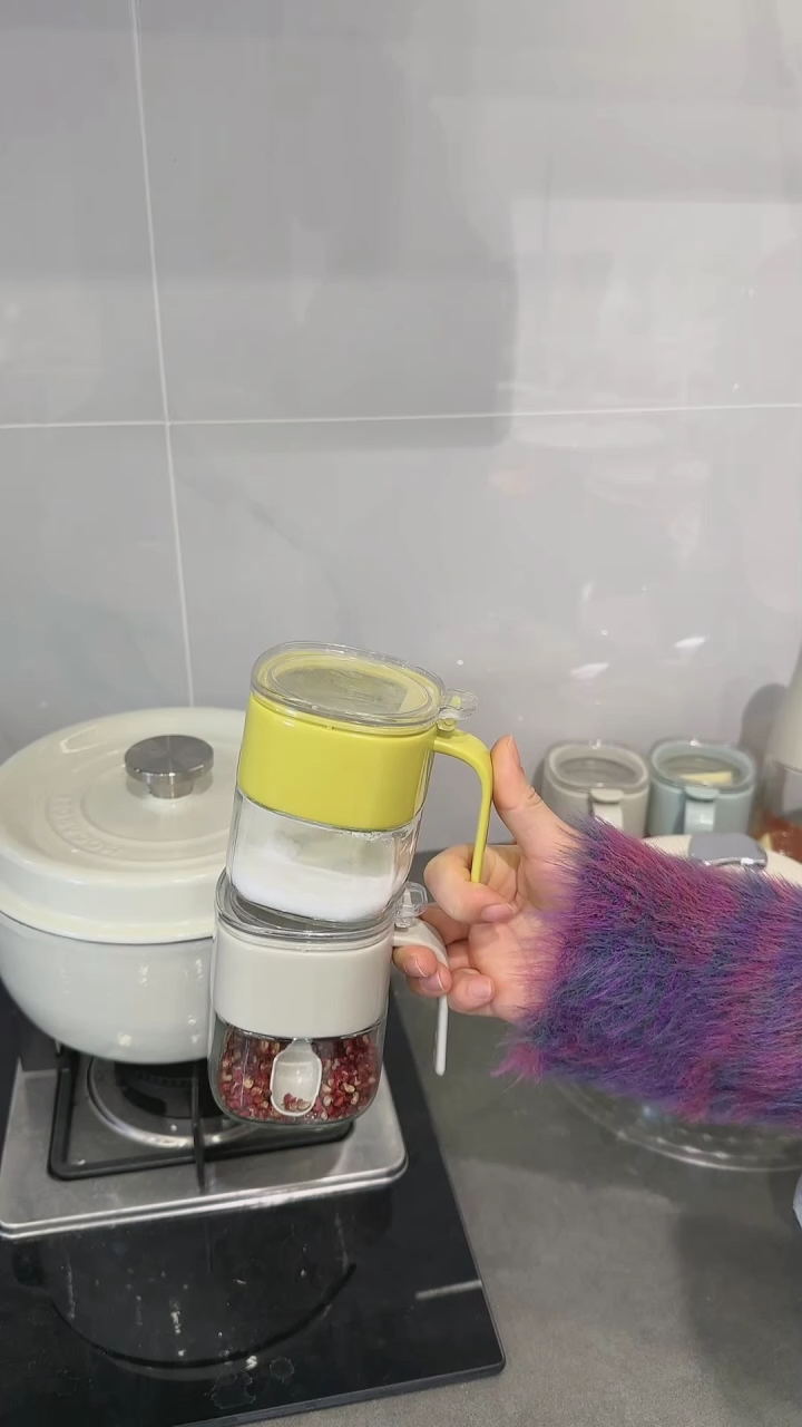 【闪购商品】瓷调味罐3件套