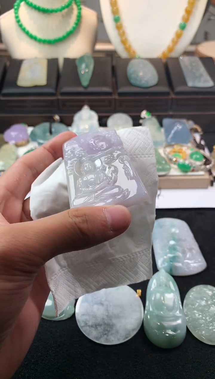 未镶嵌定制翡翠啊*额3906毛货不退不换