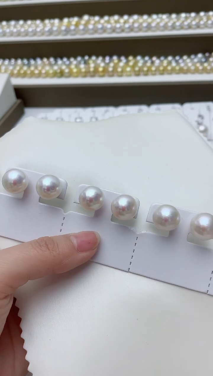 【闪购商品】淡水珍珠耳饰银S925镶嵌A24商品多样性发其一