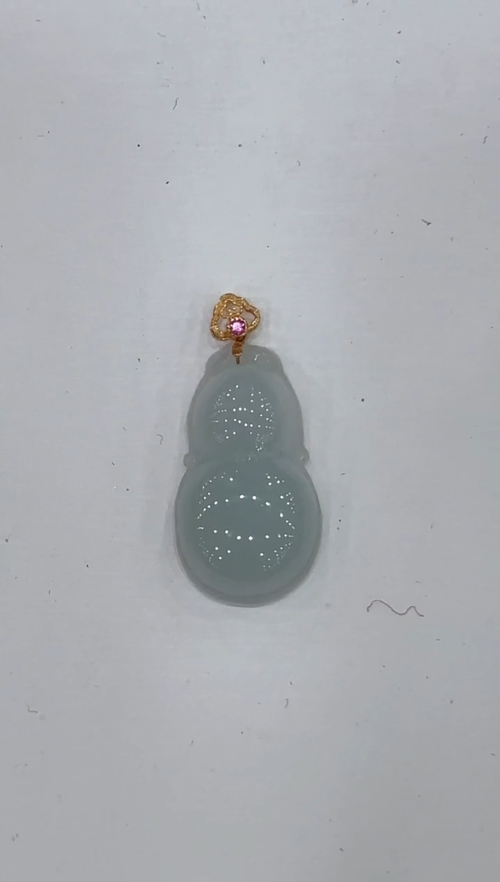 【闪购商品】翡翠颈饰18K金镶嵌YM-120-1 葫芦
