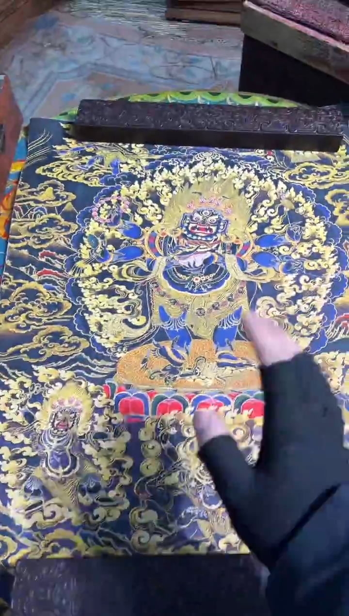 卷轴画天天的唐卡tk160
