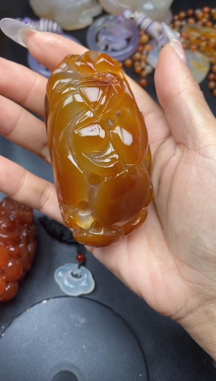【闪购商品】玛瑙/玉髓颈饰未镶嵌ll