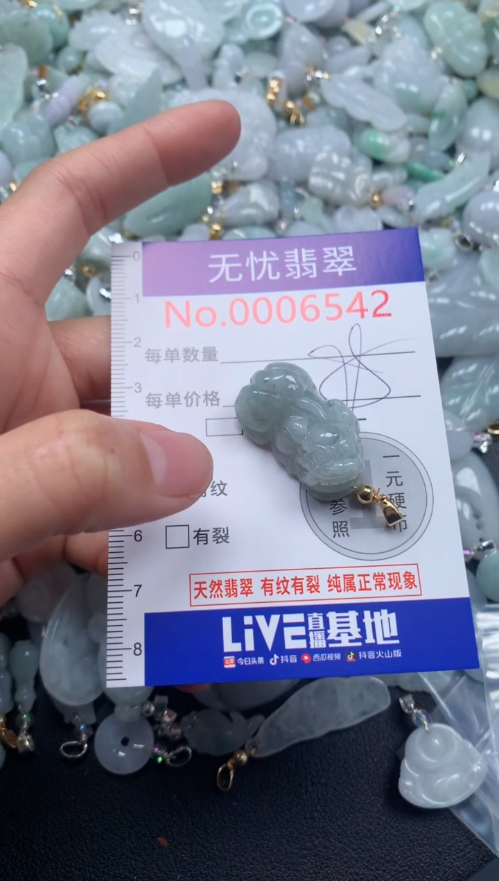 颈饰未镶嵌翡翠6542