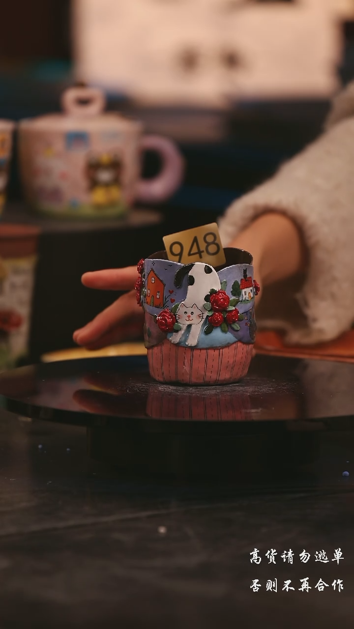 陶瓷景德镇可爱设计师款陶瓷 