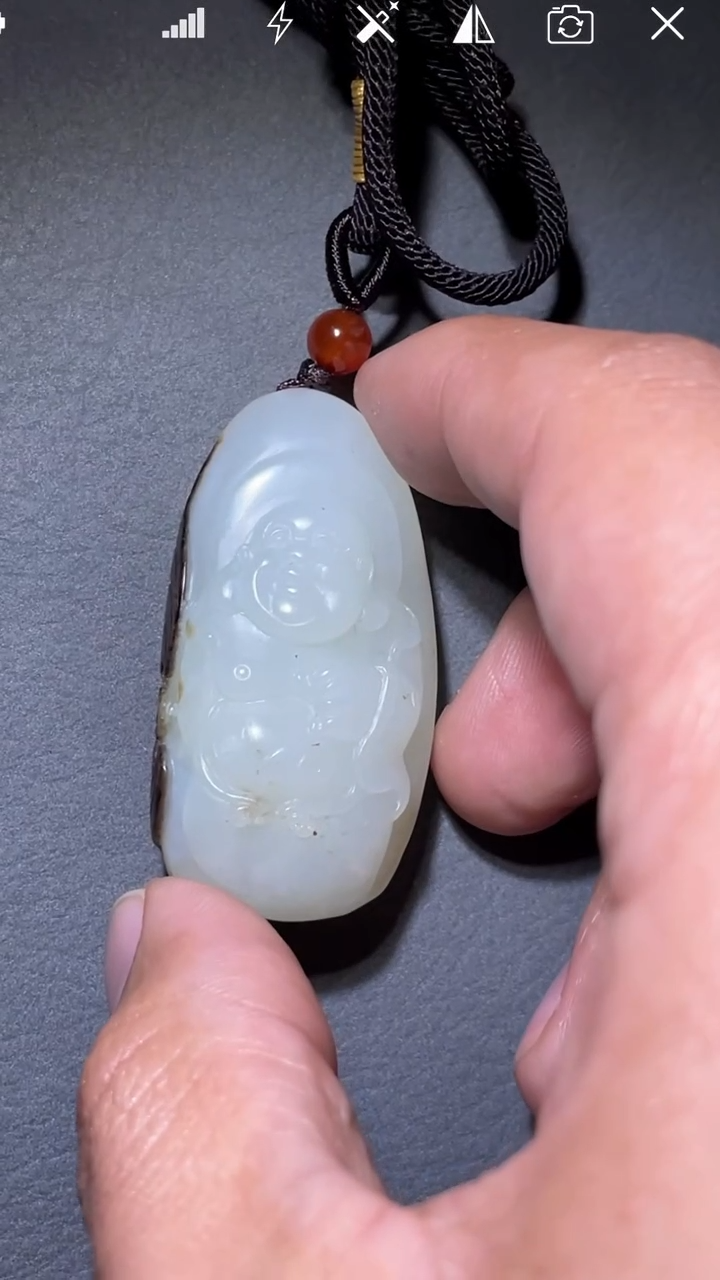 未镶嵌和田玉把件YX 佛公