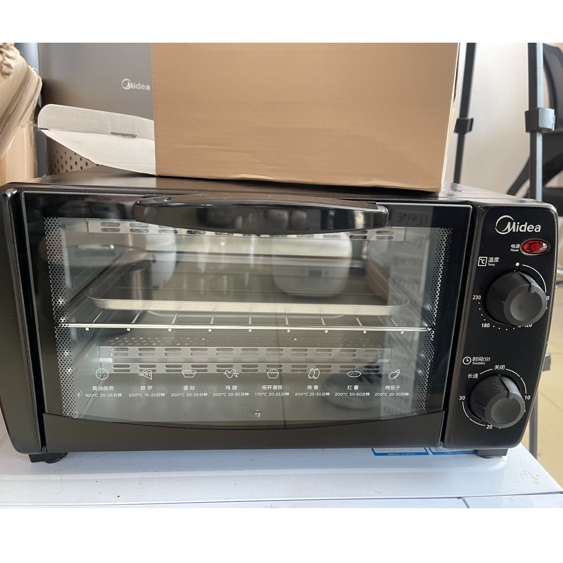 9新 Midea/美的 【二手】华中仓电烤箱小型家用全自动智能