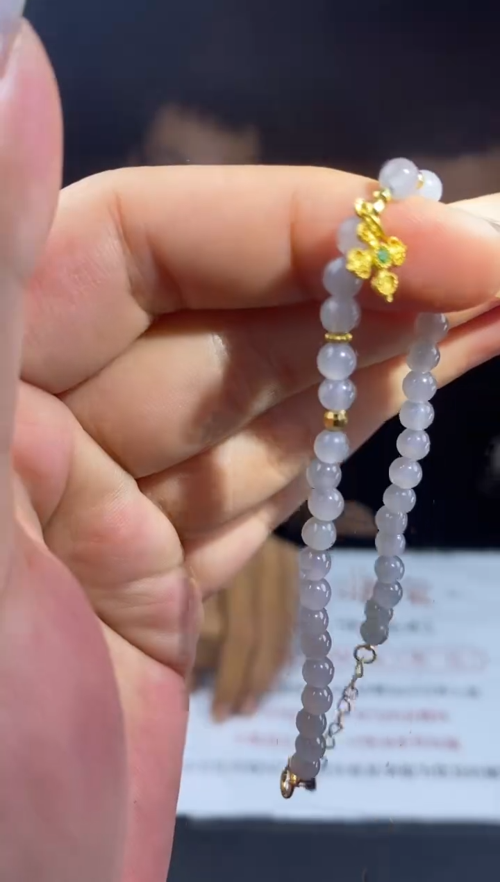 手链银S925镶嵌和田玉多样性-手链-S3876