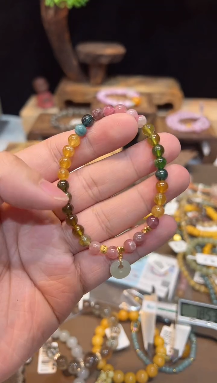 【闪购商品】碧玺手链未镶嵌手饰@@F4645