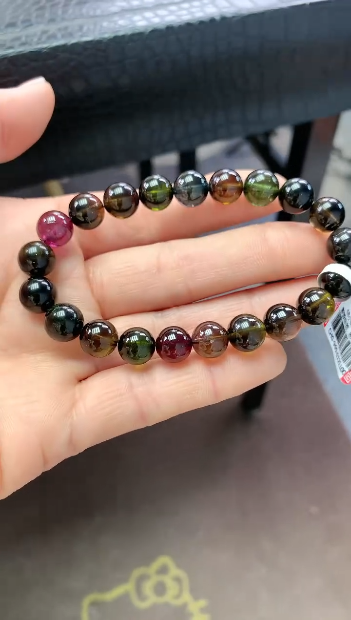 【闪购商品】碧玺手串未镶嵌多样性发一条