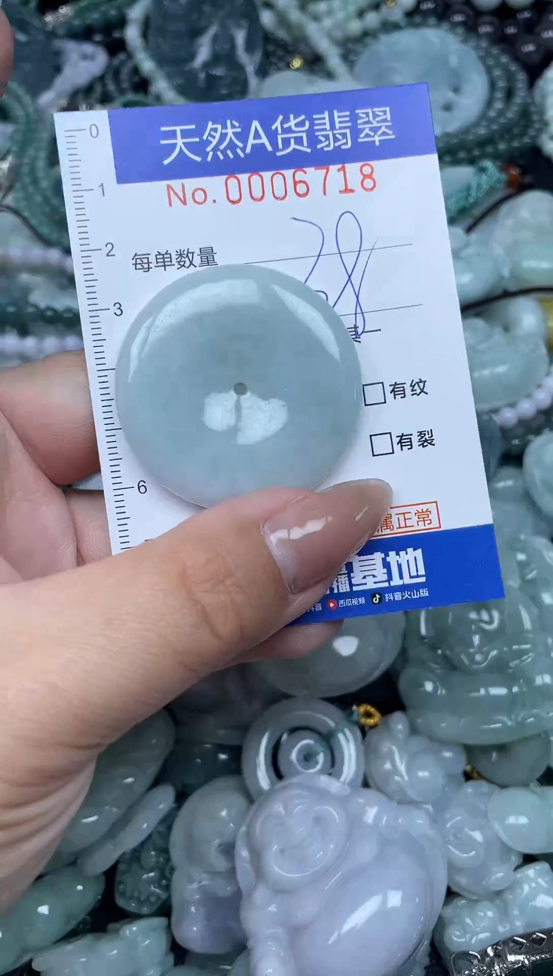 颈饰未镶嵌翡翠天然A货 支持复检