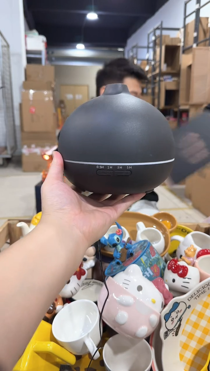 瓷片黑色原盒香薰机