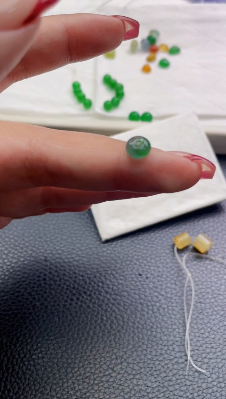 未镶嵌定制翡翠水***碰6392