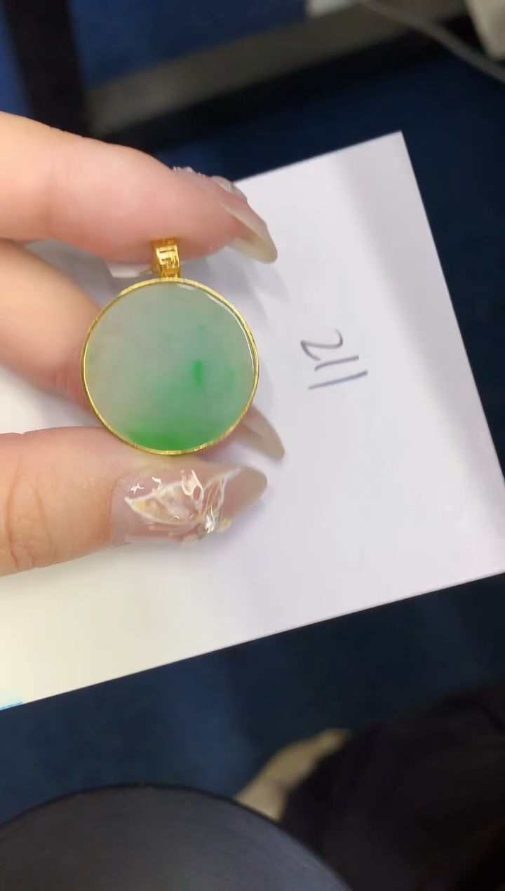 【闪购商品】翡翠颈饰18K金镶嵌000000000000