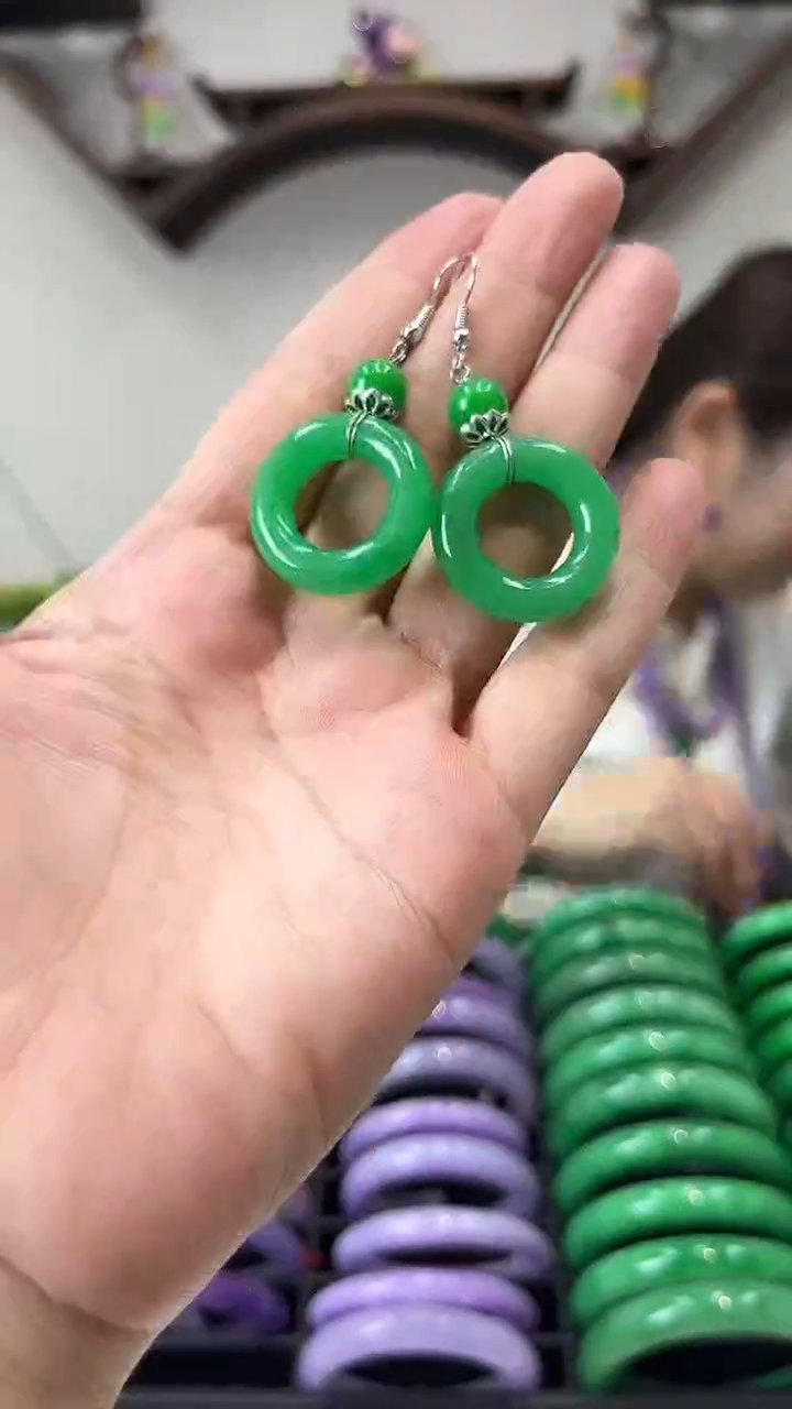 【闪购商品】砖雕闪64 手工雕刻耳坠