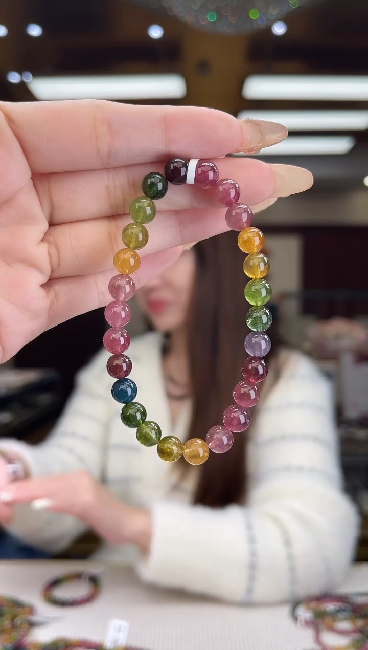 【闪购商品】碧玺/未镶嵌7mm+碧玺单圈34多样性发货