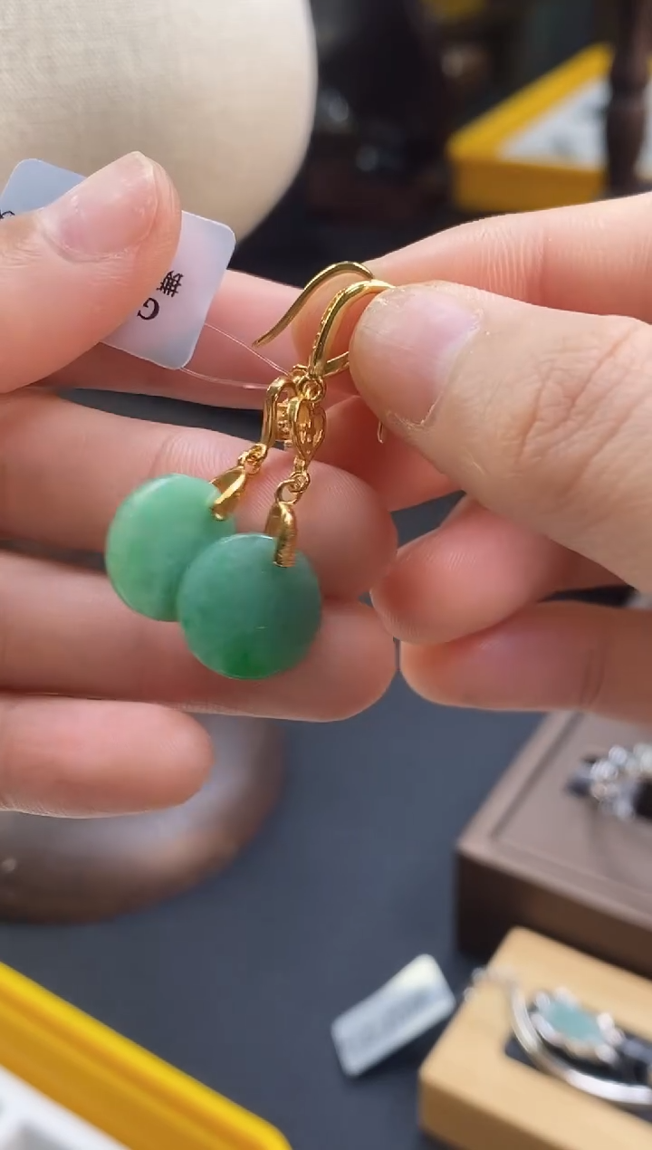 颈饰银S925镶嵌翡翠17294