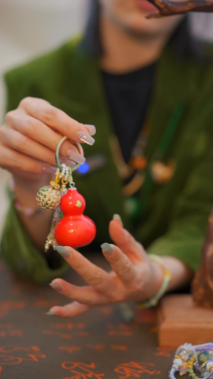 132非遗漆手艺工天然葫芦文玩福禄