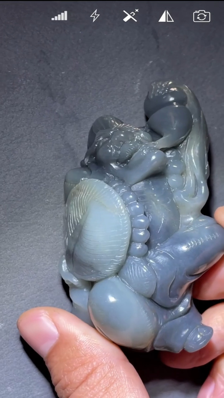 未镶嵌和田玉把件QZ 济公