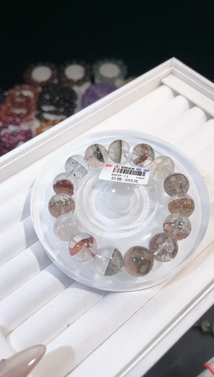 【闪购商品】水晶手链未镶嵌多样性发一莫奈幽灵14mm