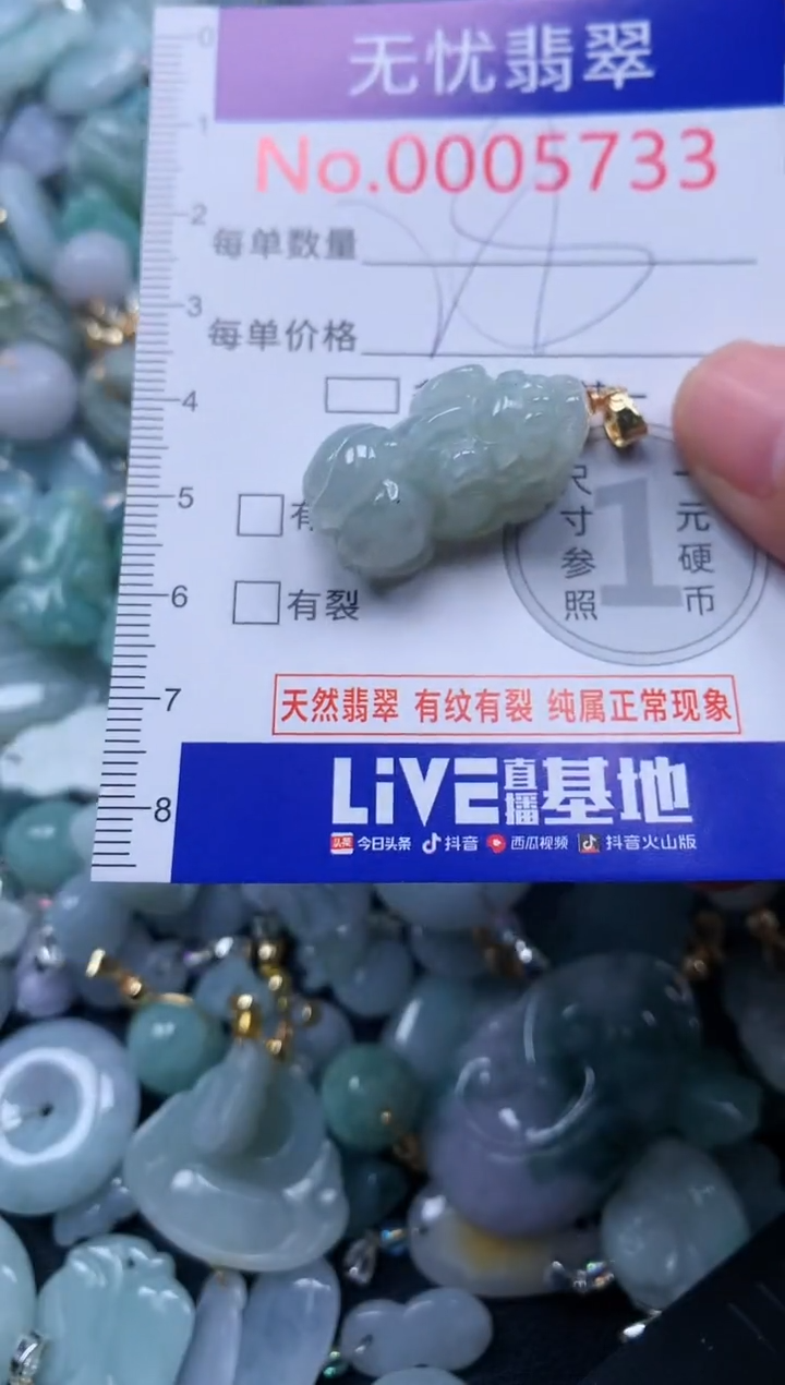 颈饰未镶嵌翡翠5733