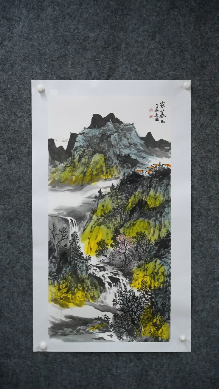 国画国画作品HJG老师