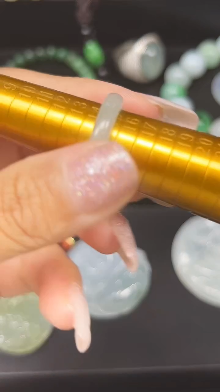 未镶嵌戒指翡翠天然缅A翡翠戒圈