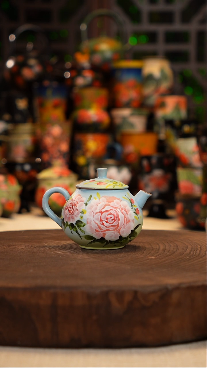  油画  釉下彩 杯子