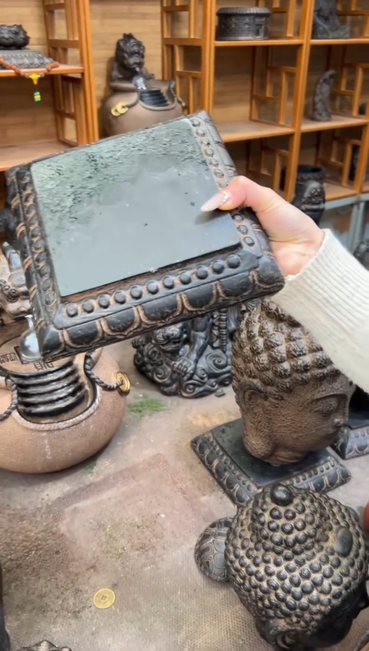 陶土【火山泥】莲花底座